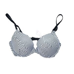 Pink Victoria's Secret Zebra Black & Pink Bra